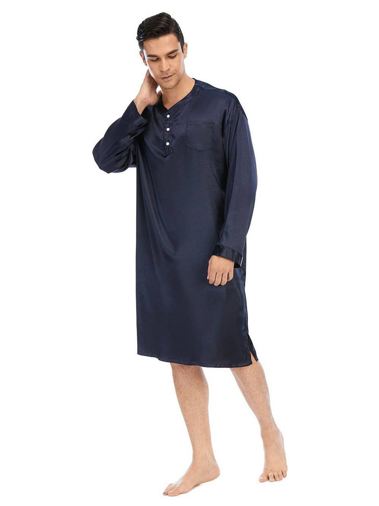 100% Luxury Silk Nightwear For Men
